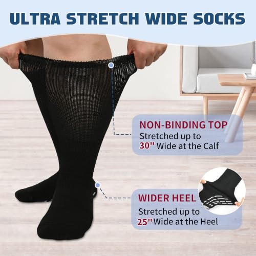 Extra Width Socks for Swollen Feet