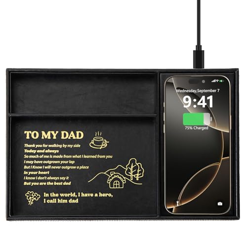 Valet Tray with Wireless Charger