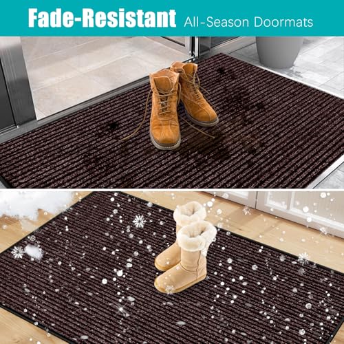 Indoor Outdoor Door Mat Heavy Duty Front Door Mat Ultra Absorbent