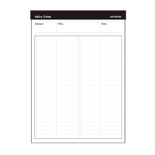 Meeting Note Notebook Planner Sticky Notes Meeting Business Work Planning Daily Planner Tear Off