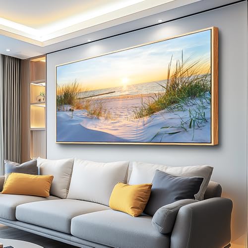 Wall Decor For Living Room Beach Wall Art Canvas Prints Wall Art Bedroom Office Decoration Abstract Painting Rural Natural Landscape Pictures Artworks Ready To Hang Farmhouse Aesthetic Home Decor