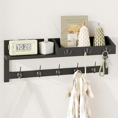 Wall Hooks with Shelf
