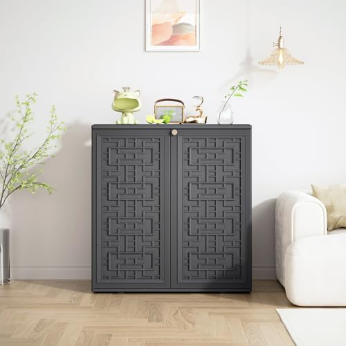 Waterproof Indoor Outdoor Storage Cabinet with Shelf