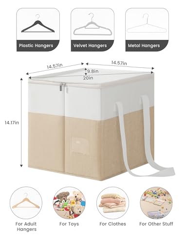 Rigid Clothes Hanger Organizer Bag with Dust