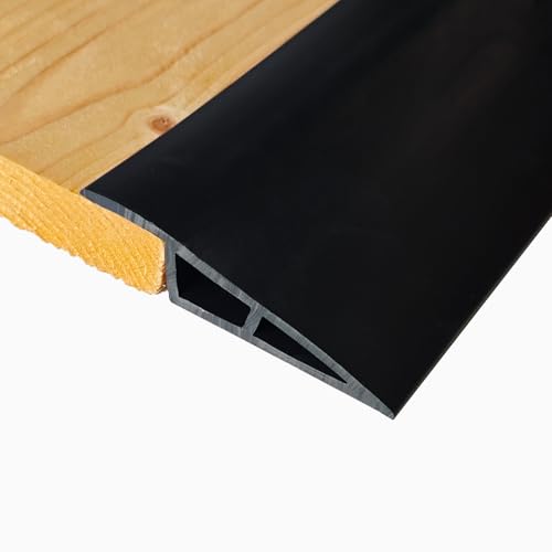 1/2" to 3/5" Height Threshold Ramp - Rubber Threshold, Floor Transition Strip, Wheelchair Ramp, Door Strip, Carpet to Tile Strip