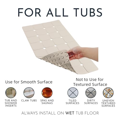 Bathtub Mat Non Slip SiliconeBath Mat for Bath Tub Mat