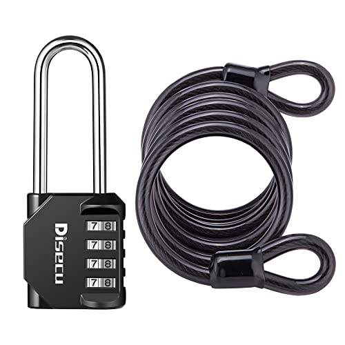 4 Digit Long Shackle Combination Lock