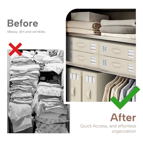 Bed Sheet Organizers and Storage