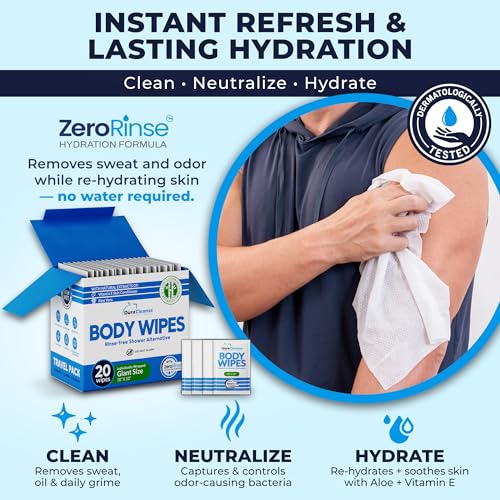 Body Wipes for Adults Bathing