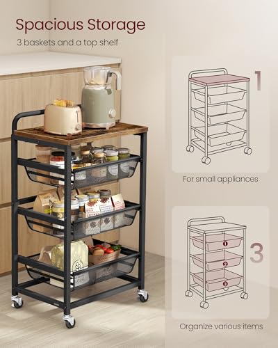 Storage Cart with Pull