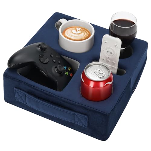 Couch Cup Holder Pillow Tray