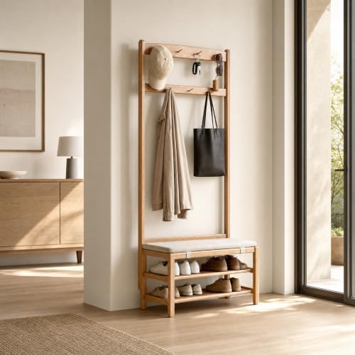 Oak Coat Rack