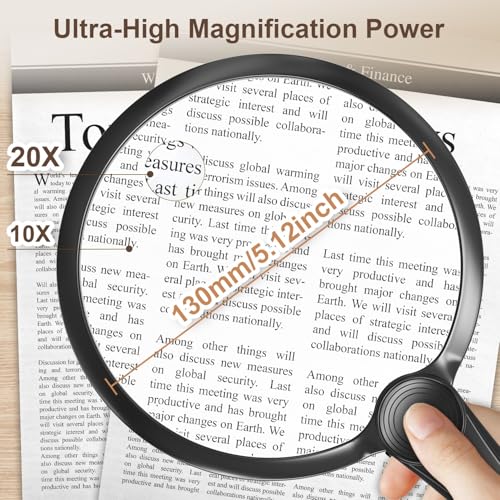 FDJ2 6X Large Magnifying Glass