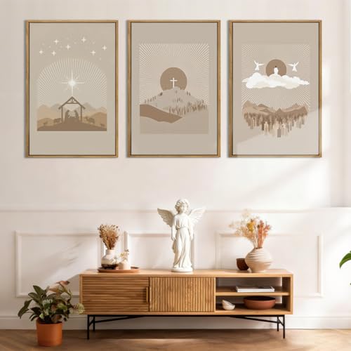 Framed Canvas Prints Wall Art Set