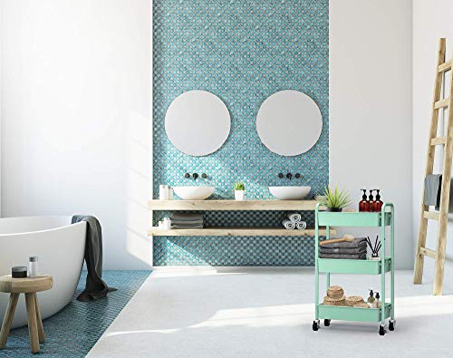 3 Tier Rolling Metal Storage Organizer