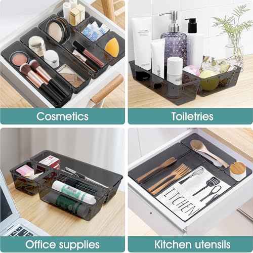25 PCS Plastic Drawer Organizer Set