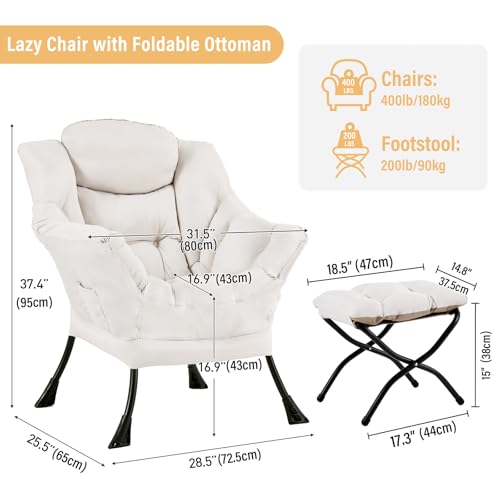 Lazy Chair with Ottoman
