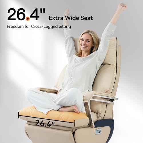M80A Dual Motor Electric Executive Office Chair with Heat Massage Ventilation