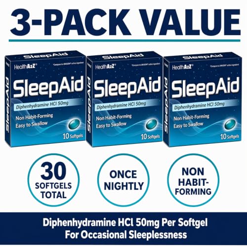 Sleep Aid Diphenhydramine Softgels