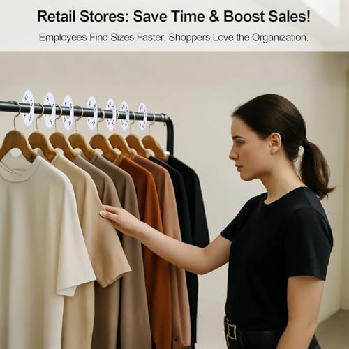 Clothing Rack Size Dividers