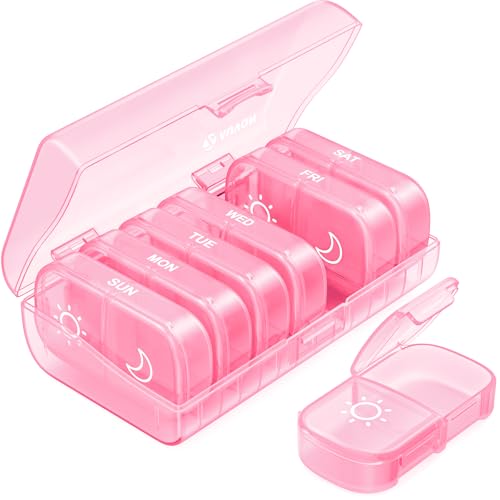 XL Weekly Pill Organizer 2 Times a Day