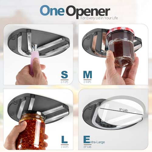 Mount on Cabinet Jar Opener for Weak Hands