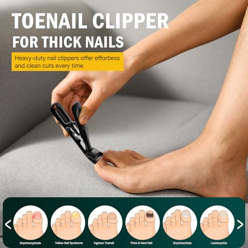 Ergonomic Handle Nail Clippers for Seniors