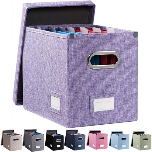 File Box with Metal Brackets