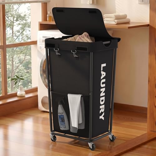 Laundry Basket with Wheels