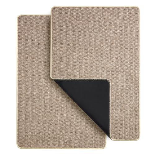 Set of 2 Ultra Thin Bathroom Rugs