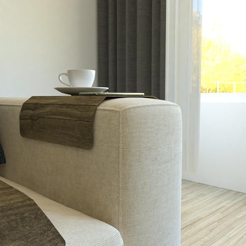 Set of 2 Wooden Sofa Tray