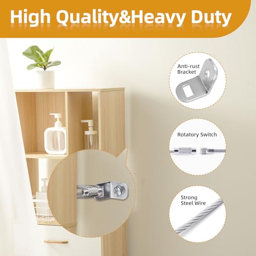 Furniture Anchors （10 Packs） for Baby proofing and Furniture Wall Anchor