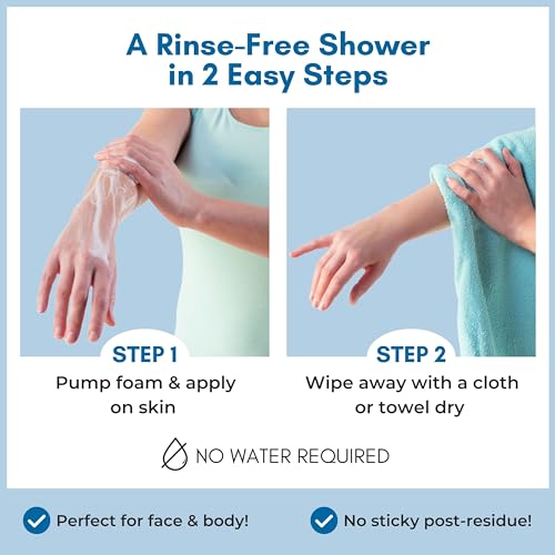 Nurture Rinse Free Waterless Foaming Cleanser Body Wash w