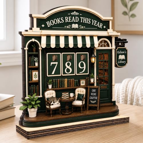 Personalized Books Read This Year Counter