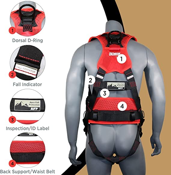 Demon Comfortable Fall Protection Harness Kit
