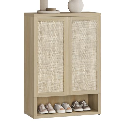 Rattan Shoe Storage Cabinet
