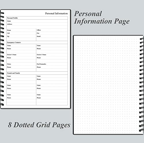 Daily Planner Undated A4 A5 B5