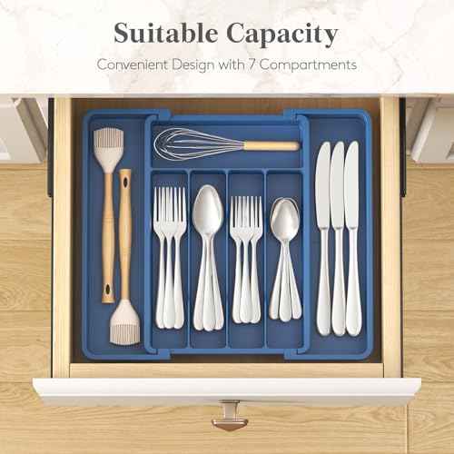 Expandable Silverware Drawer Organizer