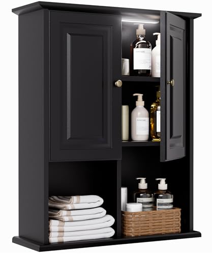 Bathroom Wall Cabinet with Motion Sensor Light