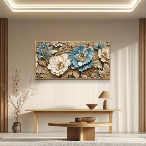 Canvas Wall Art for Living Room Large Wall Decor for Bedroom Landscape Painting of Elk Mountain Wall Pictures Office Restaurant Wall Decoration Modern Room Home Decor Wood Framed 20"X40"