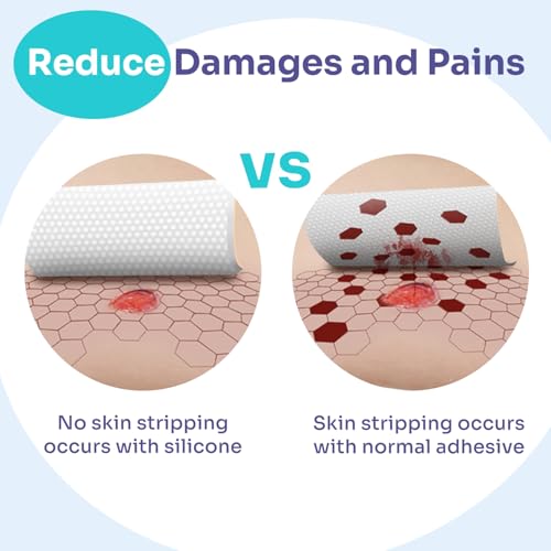 Silicone Foam Dressing Without Border