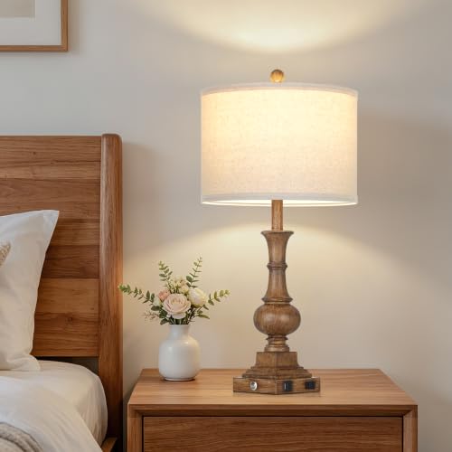 Rustic Table Lamps Set of 2