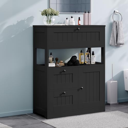Modern Bathroom Floor Storage Cabinet