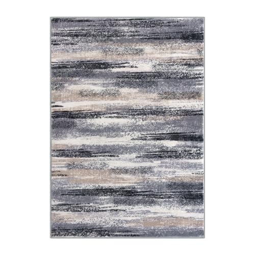 Washable Abstract Rug Non Slip