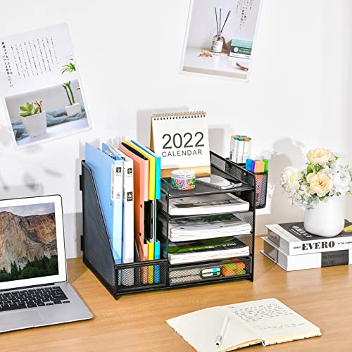 Desk Organizer with File Holder