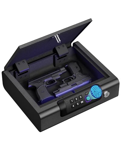 Gun Safe Biometric Gun Safe for Pistols 3