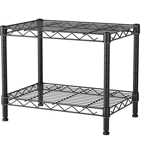 Metal Shelves Wire Shelving Storage Standing Adjustable Shelf Unit