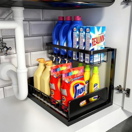 Metal Under Sink Organizer Shelf