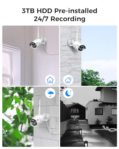 100ft WiFi Pro Security Camera System