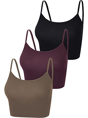 Women Cropped Cami Tank Tops